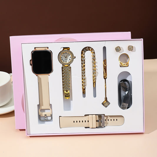 💥✨A58 Plus Smartwatch & Jewelry Set (Premium Luxury)